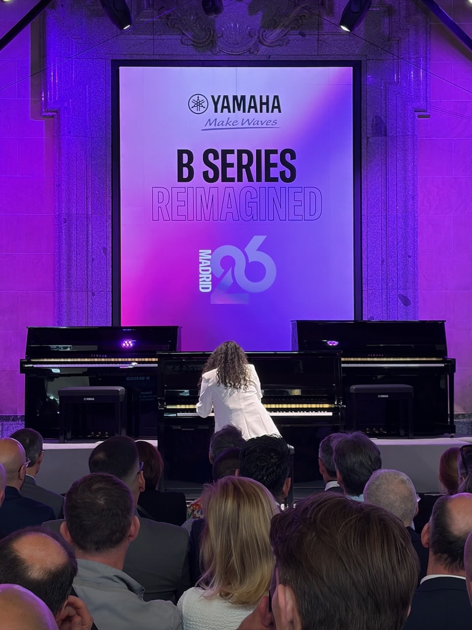 B10, B20 & B30, Yamaha présente sa nouvelle série B à Madrid